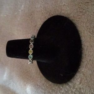 Ross Simons .50 ct. t.w. Multicolored Diamond Ring in Sterling Silver Size 7